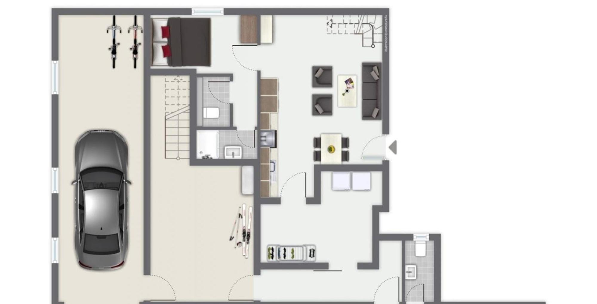 Appartement Ferienwohnung Winterberg Lodge
